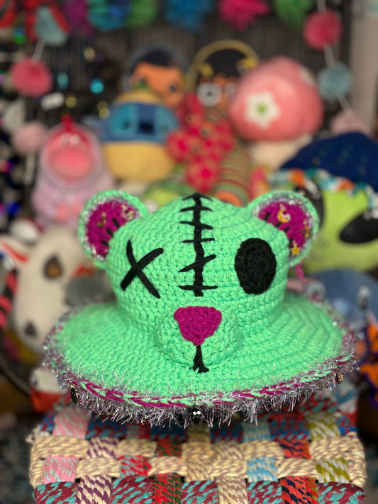 Crochet Edm Bear Hat